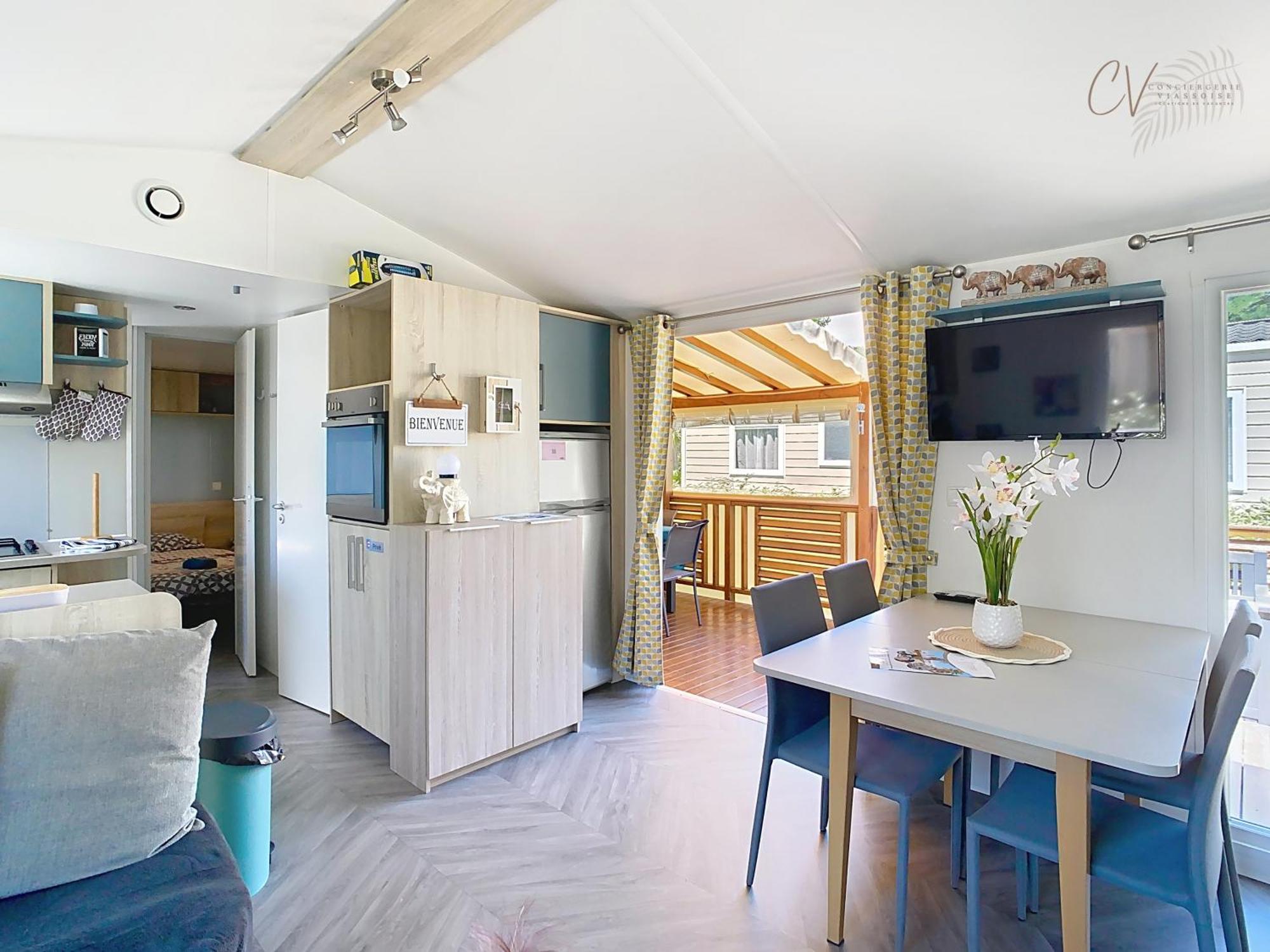 Mobil-Home Ja 68 A Vias - La Carabasse - Camping Siblu Avec Piscine Exteriör bild