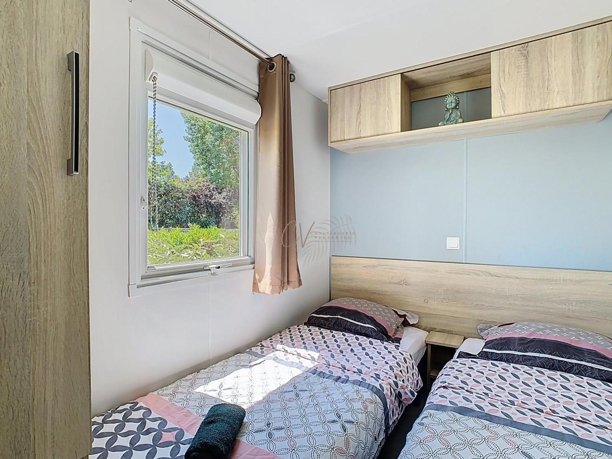 Mobil-Home Ja 68 A Vias - La Carabasse - Camping Siblu Avec Piscine Exteriör bild