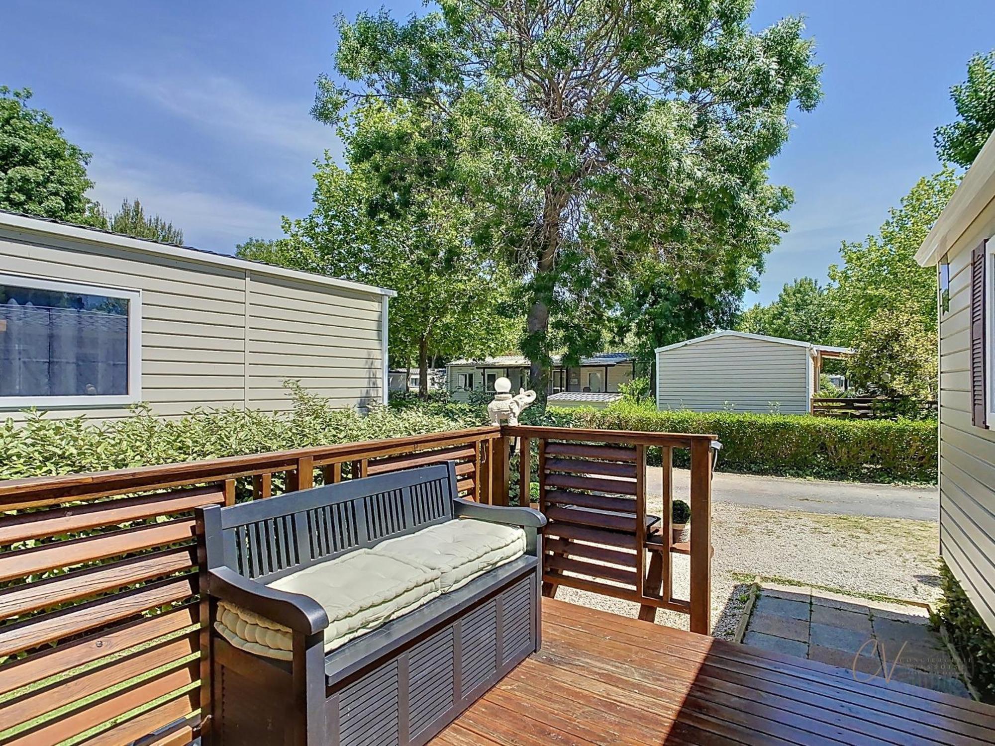 Mobil-Home Ja 68 A Vias - La Carabasse - Camping Siblu Avec Piscine Exteriör bild