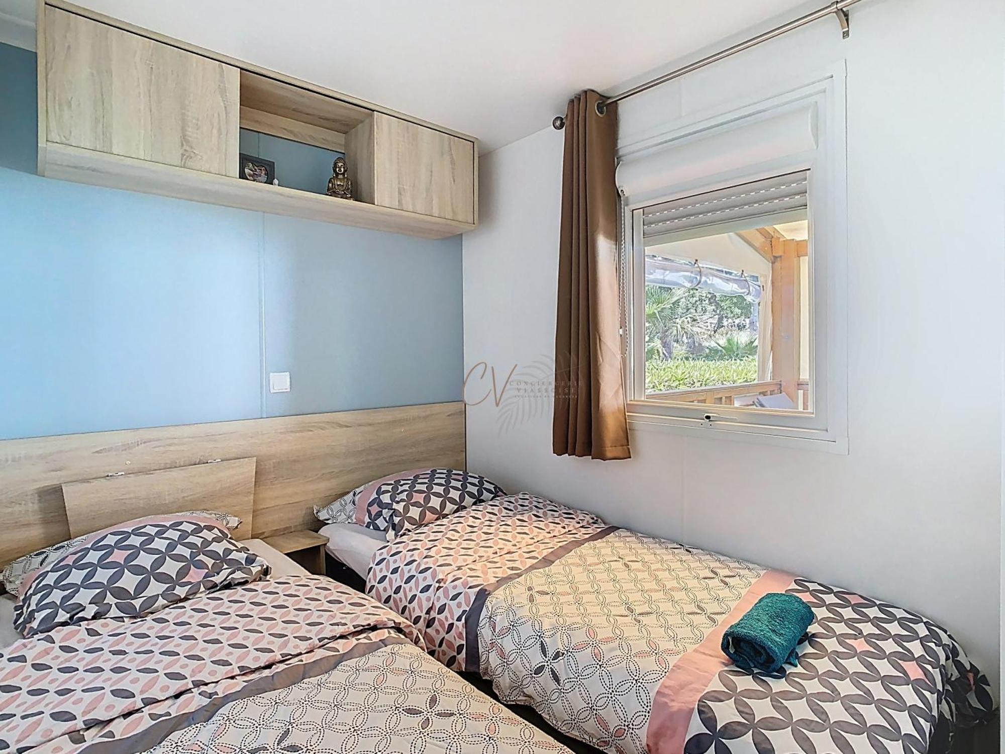 Mobil-Home Ja 68 A Vias - La Carabasse - Camping Siblu Avec Piscine Exteriör bild